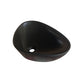 Ceramic Countertop Basin Matte Black Finish 590x400x140mm