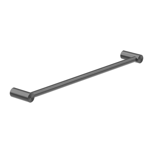 Mecca Range Gunmetal Grey Single Bar Towel Rail (Non Heated) 600mm