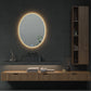 Oval Shape Backlit LED Mirror Touch Sensor with a Demister 700 x 900mm