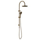 Mecca Range Brushed Bronze Twin Shower Set With Top Water Inlet