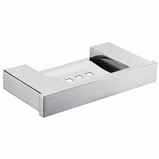 Square Wall Mounted Soap Tray Chrome (6403D-CH)