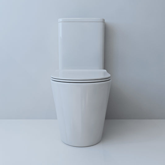 Back to Wall Rimless Toilet Suite Gloss White