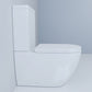 Hurricane Back to wall Tornado Flush Toilet Suite Gloss White