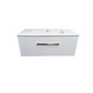 Link Range Wall Hung Vanity 900mm with 1 Drawer and Ceramic Basin