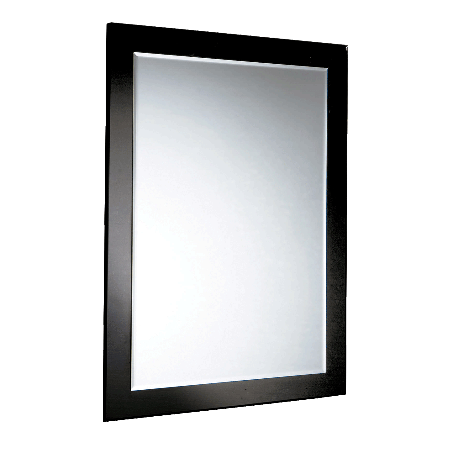Rectangle Bathroom Mirror on Mirror with a Black Edge 1200 x 900mm