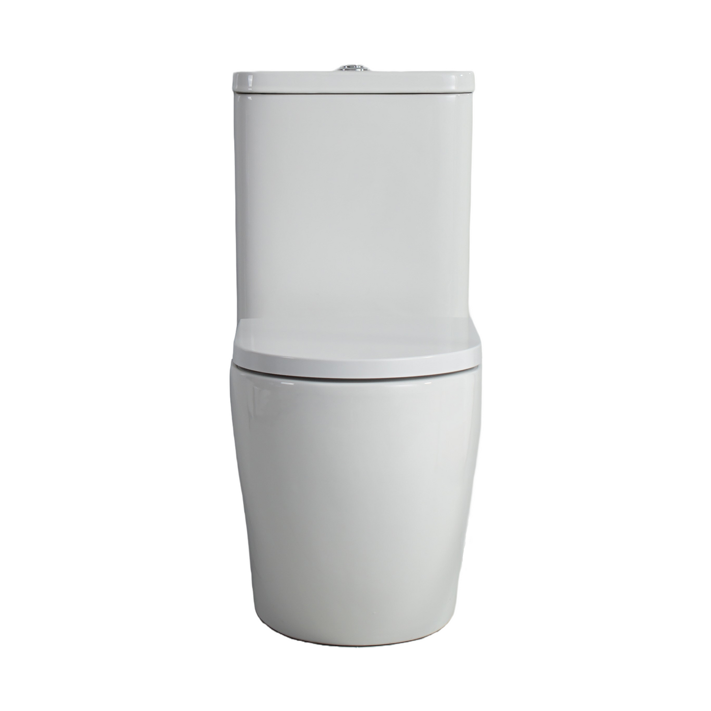 Back to Wall Rimless Toilet Suite with Streamilne Flush (Gloss White)