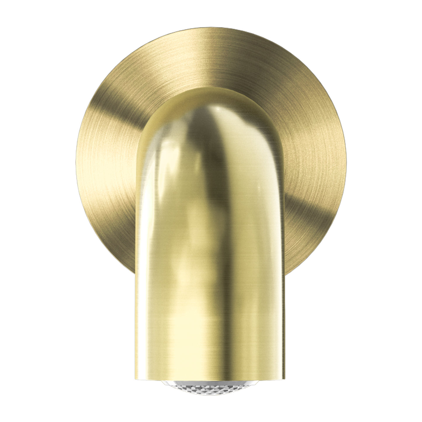 Mecca Range Brushed Gold Bath Spout 215mm