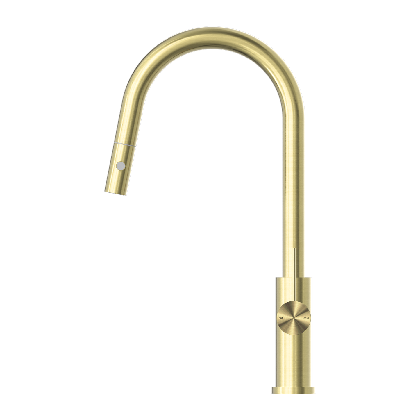Mecca Brushed Gold Pull Out Sink Mixer With Vegie Spray Function