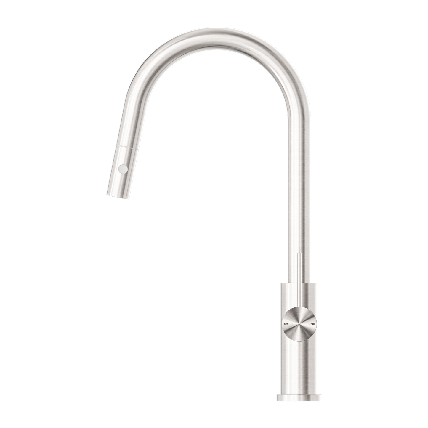 Mecca Brushed Nickel Pill Out Sink Mixer With Vegie Spray Function