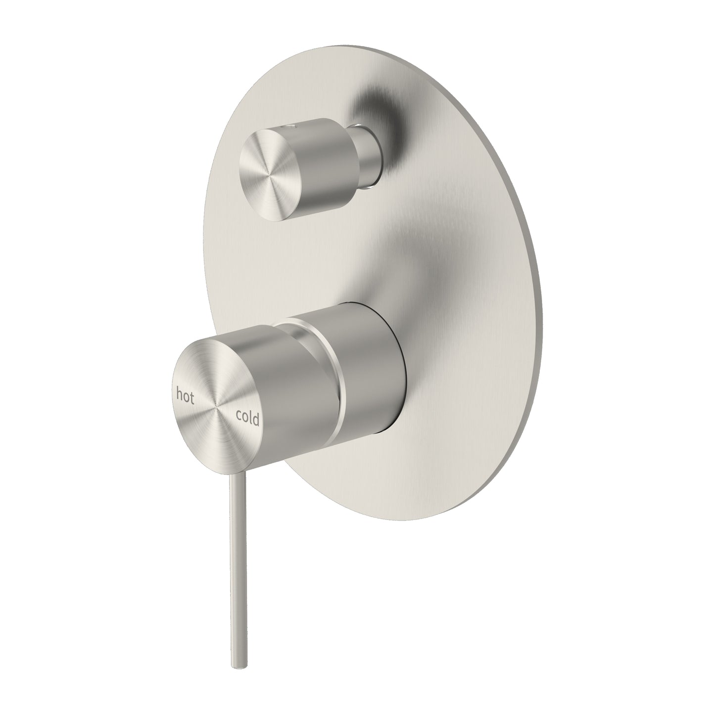 Mecca Brushed Nickel Shower Mixer With Diverter