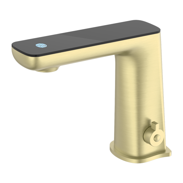 Claudia Range Digital Display Sensor Basin Tap - Brushed Gold