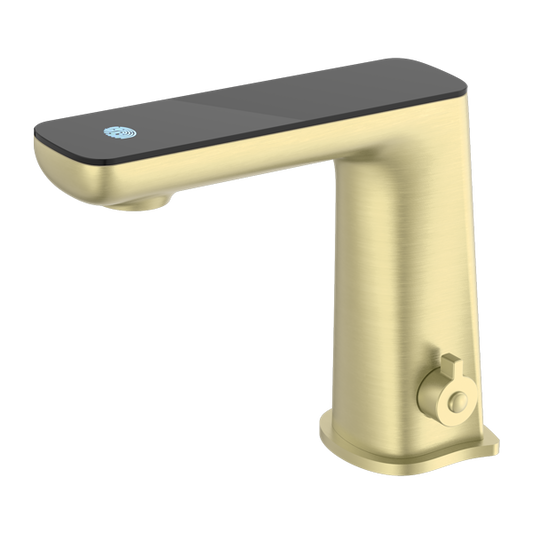 Claudia Range Digital Display Sensor Basin Tap - Brushed Gold