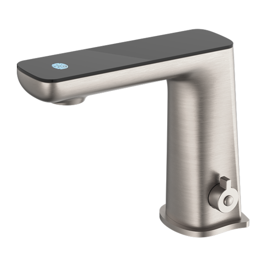 Claudia Range Digital Display Sensor Basin Tap - Brushed Nickel