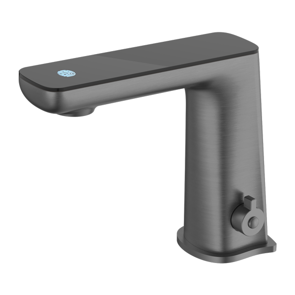 Claudia Range Digital Display Sensor Basin Tap - Gun Metal Grey