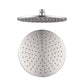 Brushed Nickel Ceiling Mounted Round Rain Shower Head 250mm Diameter