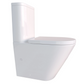 Snubby Back to Wall Rimless Toilet Suite Gloss White