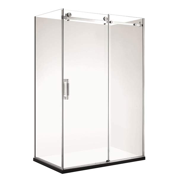 Frameless Sliding Shower Glass Enclosure 1200 x 800mm