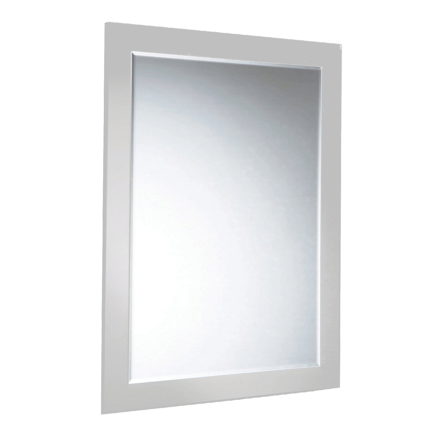 Rectangle Bathroom Mirror on Mirror with a White Edge 1200 x 900mm