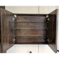 Austin Range Bathroom Mirror Cabinet with an LED Light Rosewood Color - 750mm
