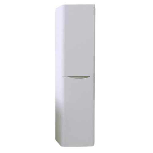 Smile Range Bathroom Tower Side Cabinet Right Side Gloss White 400w x 300d x 1500h m