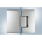 Frameless Hinged Shower Glass Door & Return Panel 1200 x 900mm